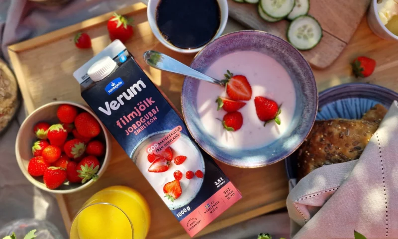 Smultron- och jordgubbsfil.