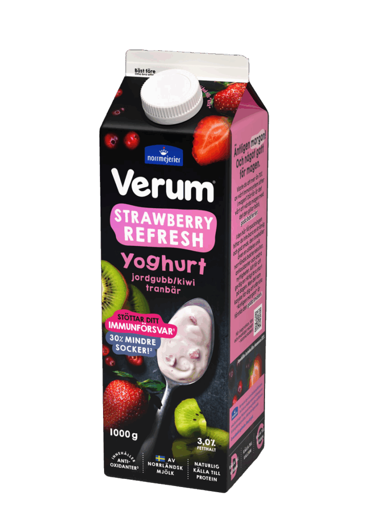 Strawberry refresh - Jordgubb/kiwi/tranbär